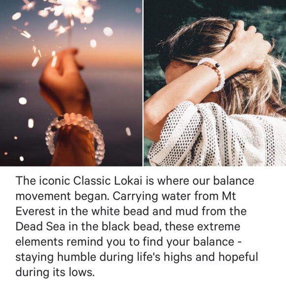 {Lokai} Classic Bracelet Trio Purple Pink Clear - Picture 8 of 8